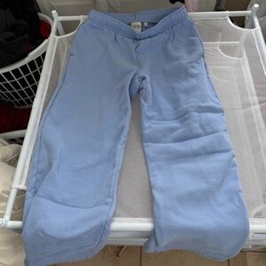 Aritzia Dayflower Blue Joggers